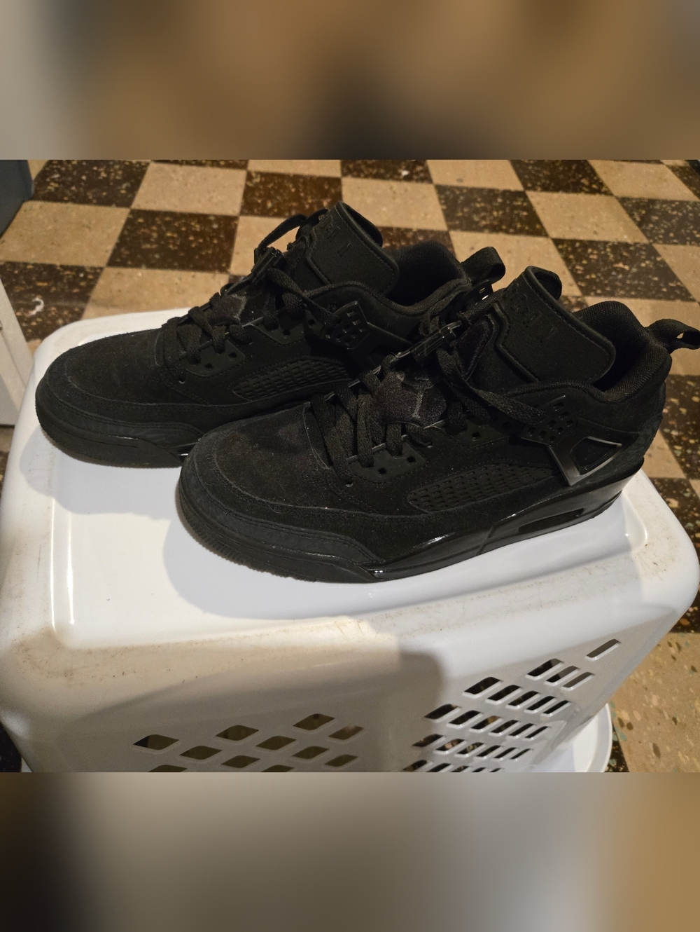 Jordan Men's Athletic Sneakers - All Black Suede